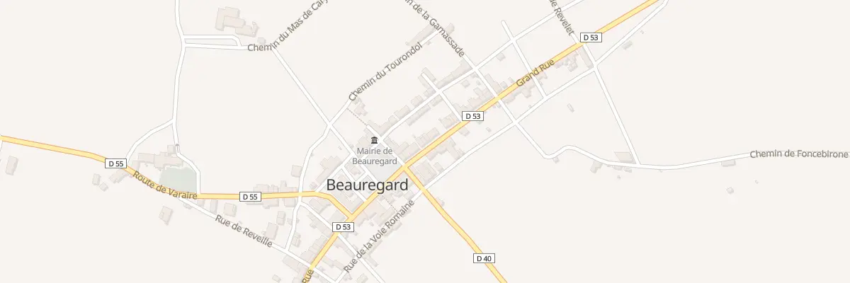 Plan du 27 Grand Rue à Beauregard