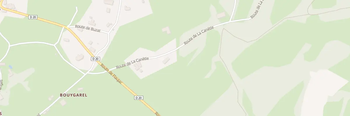 Plan du 5233F Buzat Bas à Issendolus