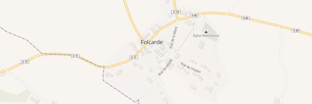Plan du 13 Village à Folcarde