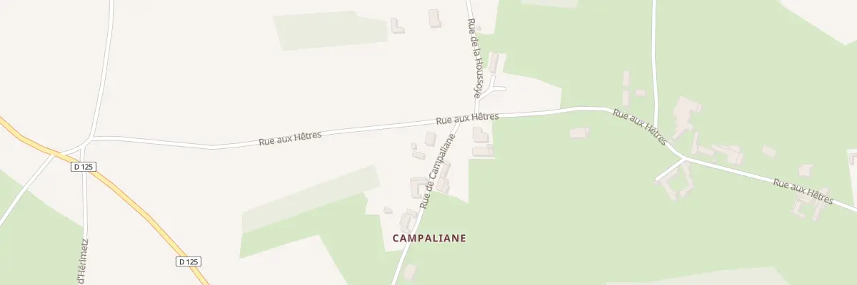 Plan du 45 Rue de Campaliane à Parenty