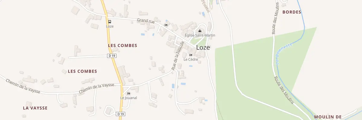 Plan du 5042 Loze à Loze