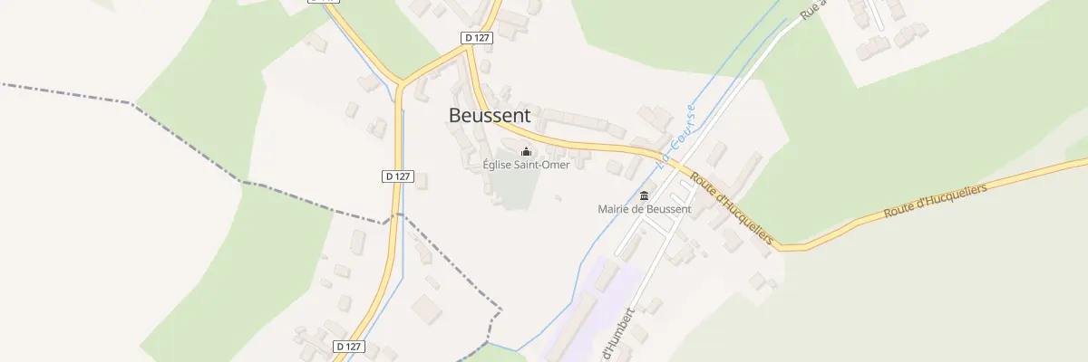 Plan du 9 Rue de l’Eglise à Beussent