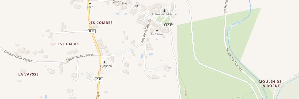 Plan du 5041 Loze à Loze
