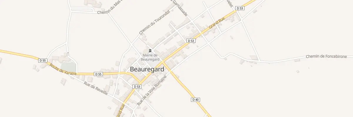 Plan du 5075F Rue Basse à Beauregard