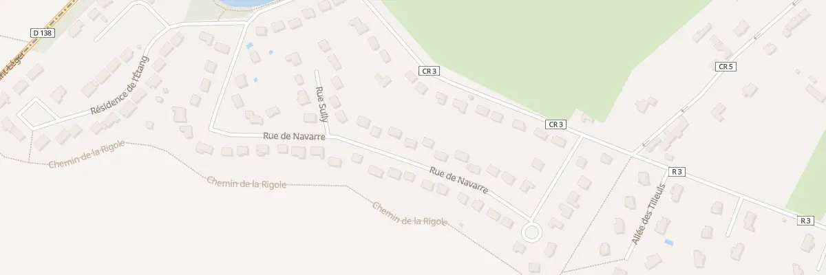 Plan du 24 Rue de Navarre à Montfort-l’Amaury