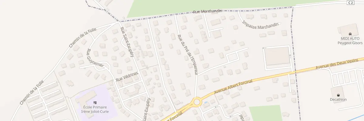 Plan du 6 Rue du Pré de l’Empereur à Gisors