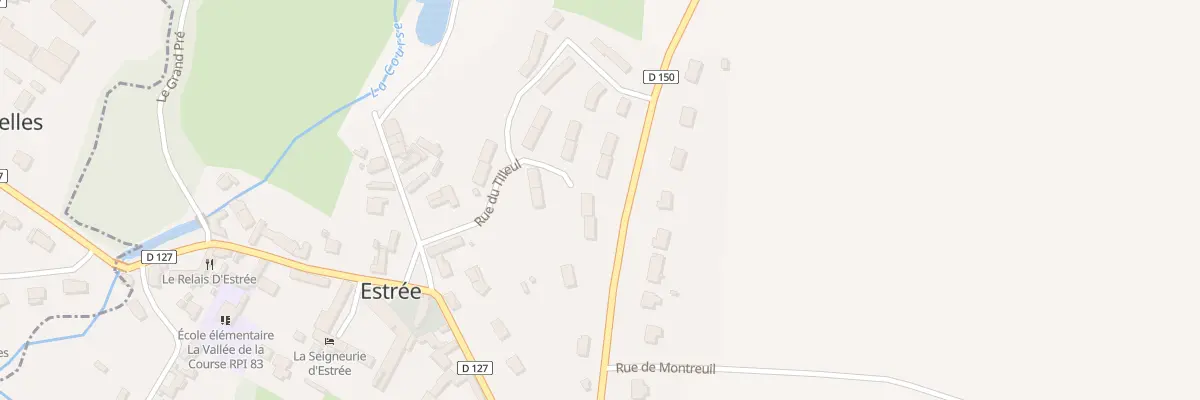 Plan du 10 Rue du Tilleul à Estrée