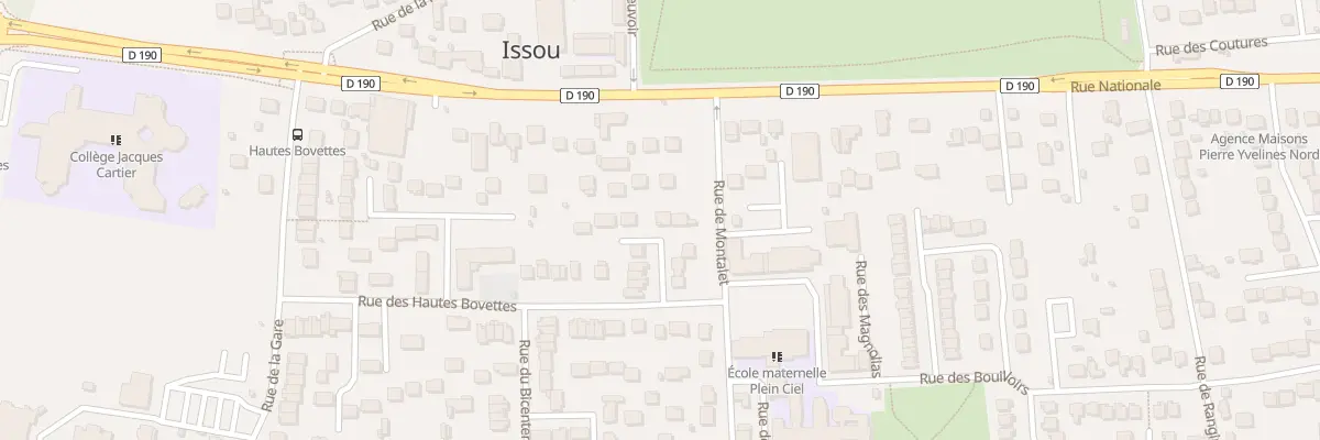 Plan du 10 Imp de la Ferme à Issou