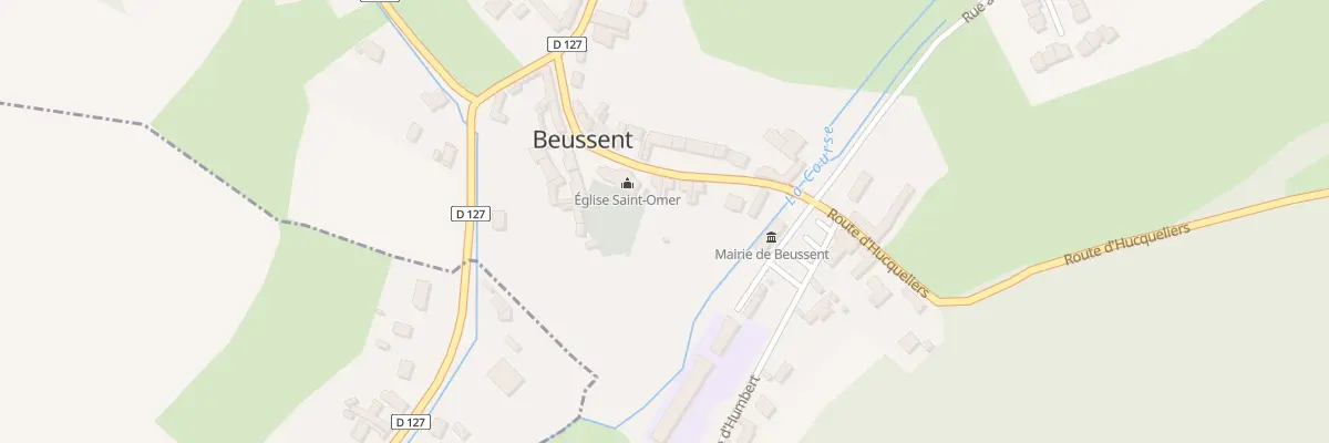 Plan du 7 Rue de l’Eglise à Beussent