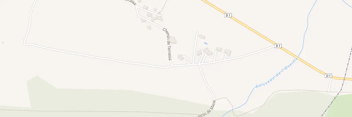 Plan du 1 Che de la Coume à Lieurac
