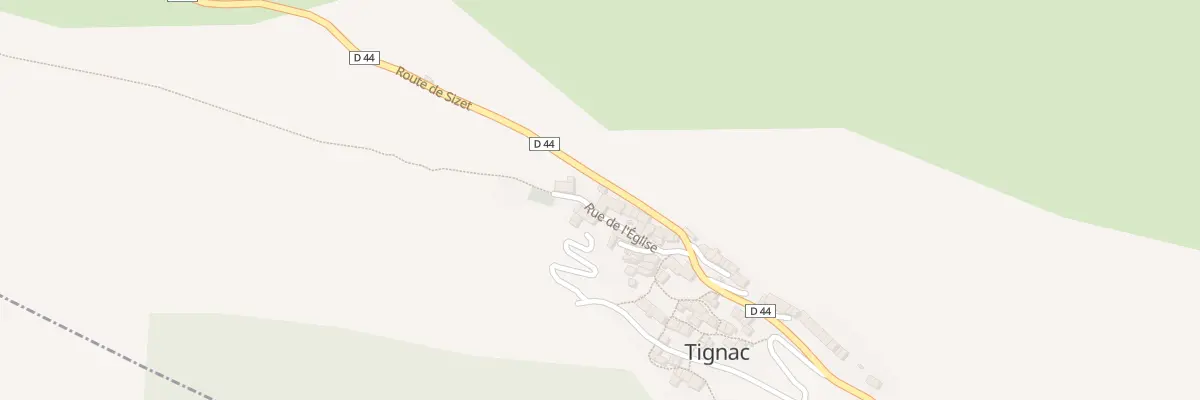 Plan du 1 Village de Tignac à Tignac