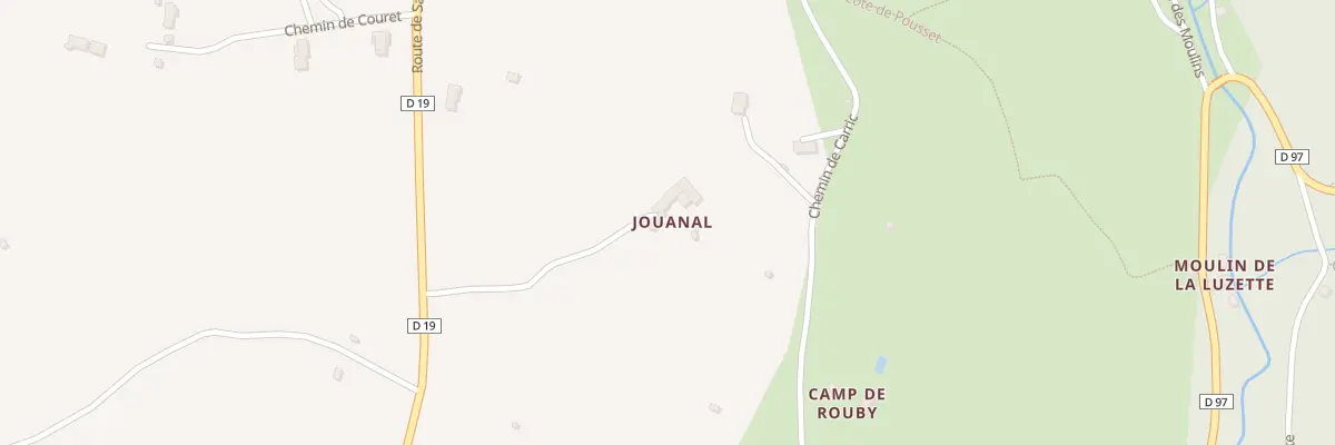 Plan du 5036 Jouanal à Loze
