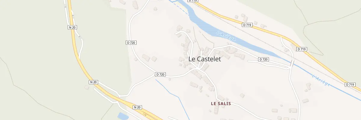Plan du 2 Maureil à Perles-et-Castelet