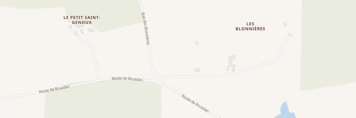 Plan du 5021 Les Blonnieres à Millançay