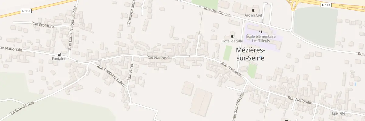 Plan du 147 Rue Nationale à Mézières-sur-Seine