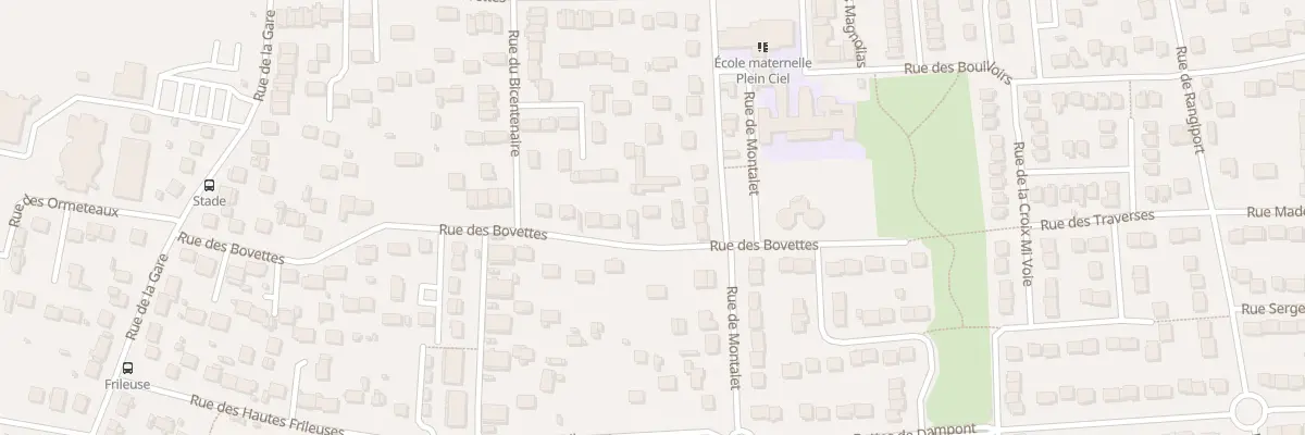 Plan du 33 Rue des Bovettes à Issou