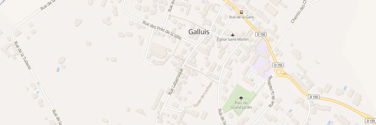 Plan du 15 Rue Labarraque à Galluis