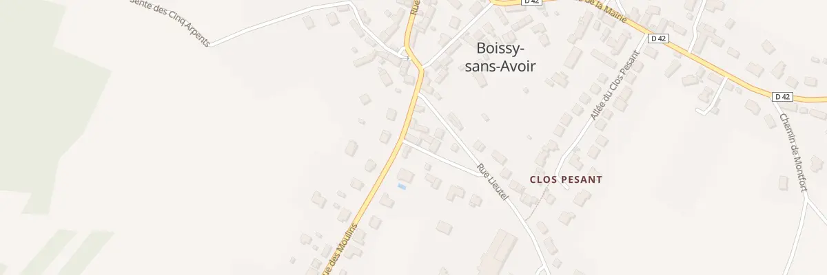 Plan du 23 Rue des Moulins à Boissy-sans-Avoir