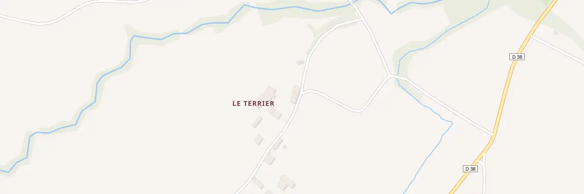 Plan du 5446 Le Terrier à Neuvy-Saint-Sépulchre
