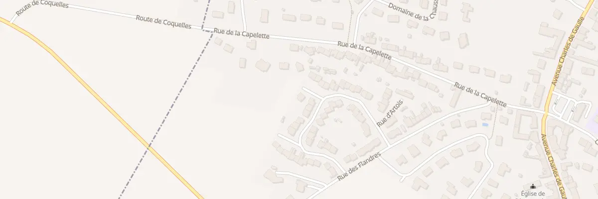 Plan du 38 Rue d’Artois à Coquelles
