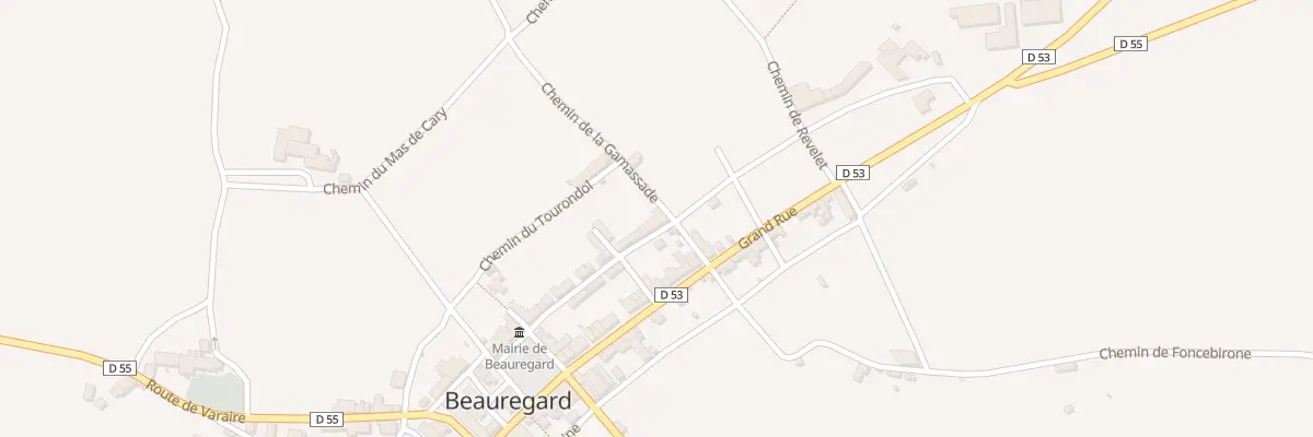 Plan du 25 Rue de la Paillasserie à Beauregard