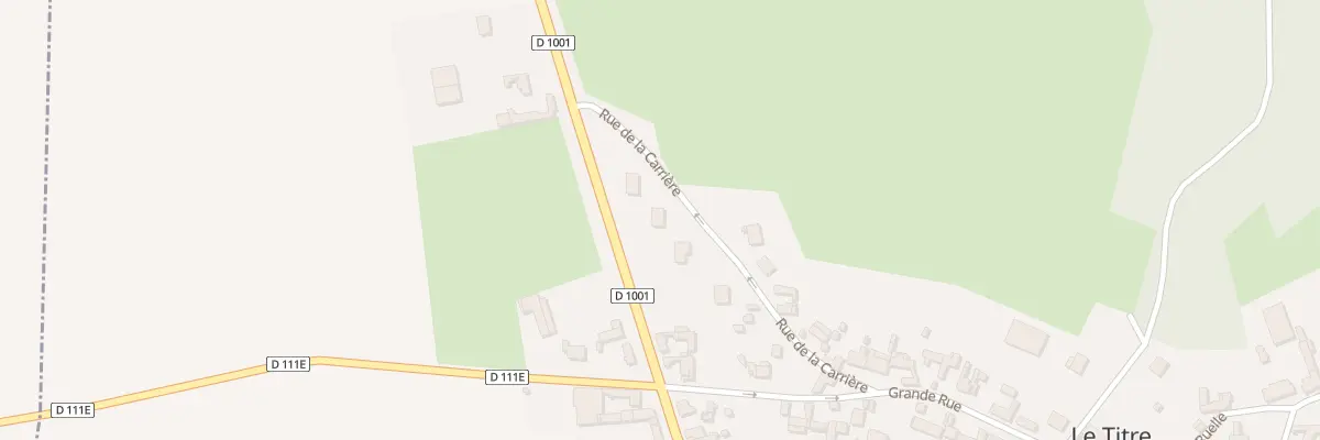 Plan du 7 Rue de la Carrière au Titre