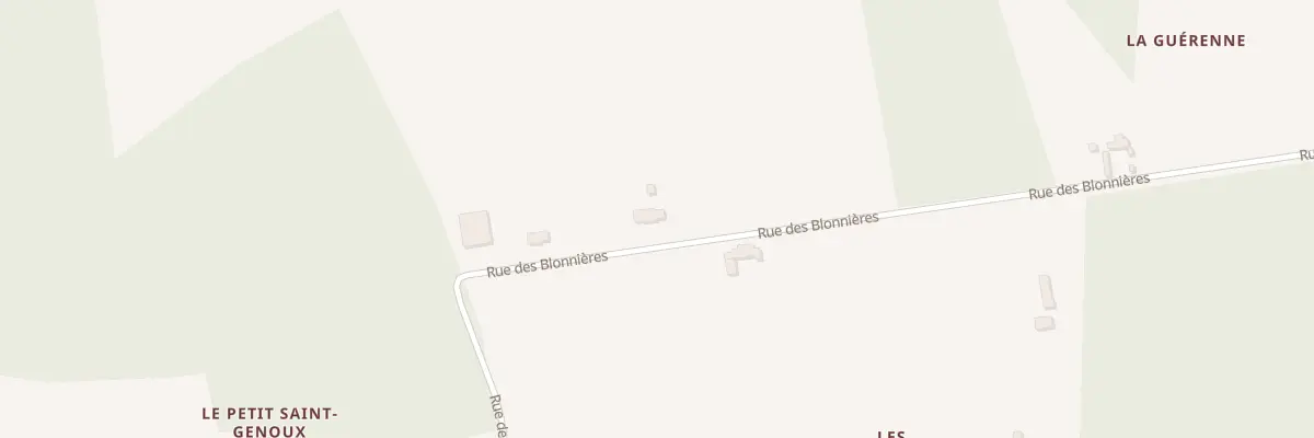 Plan du 5016 La Guerenne à Millançay