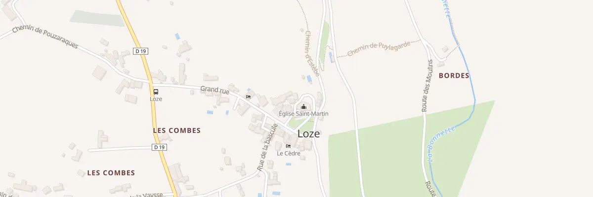 Plan du 5047A Loze à Loze