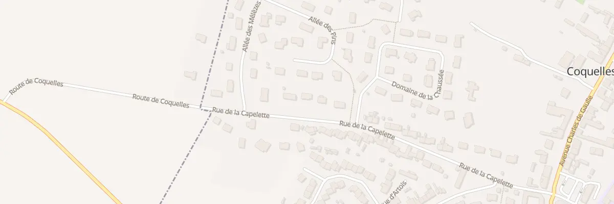 Plan du 38 Rue de la Capelette à Coquelles