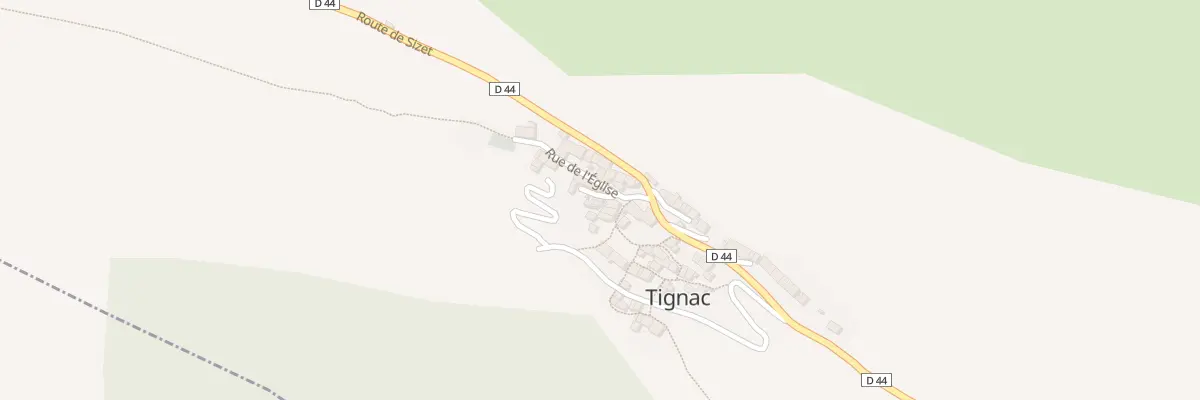Plan du 20 Village de Tignac à Tignac