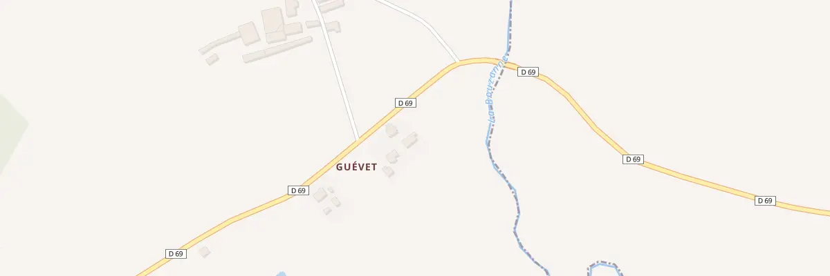 Plan du 5074 Village de Guevet à Buxières-d’Aillac