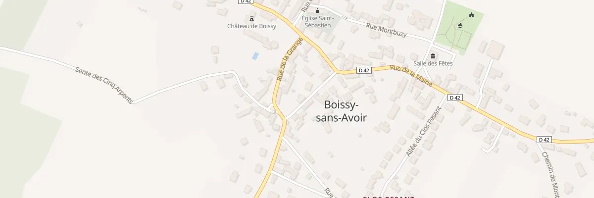 Plan du 6 Rue des Moulins à Boissy-sans-Avoir
