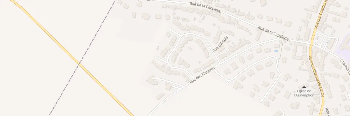 Plan du 25 Rue d’Artois à Coquelles