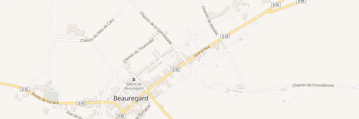 Plan du 12 Rue de la Paillasserie à Beauregard