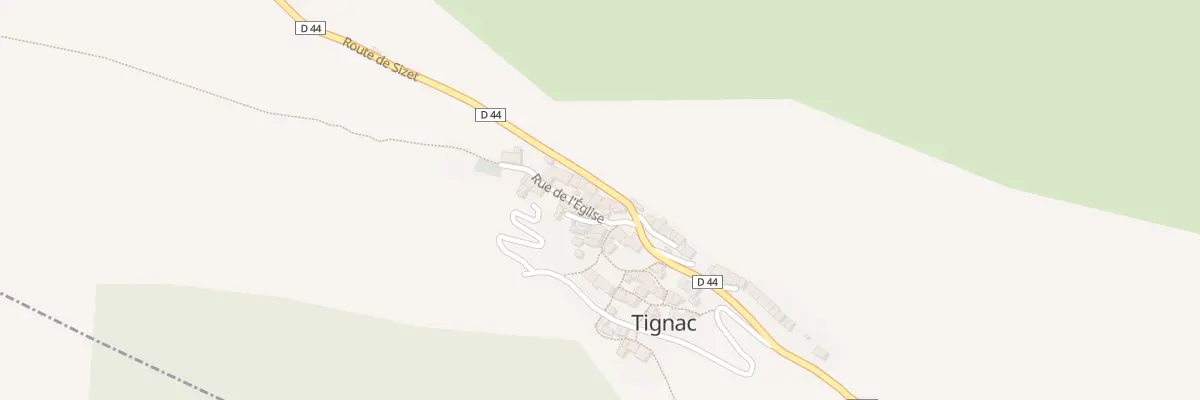 Plan du 3 Village de Tignac à Tignac