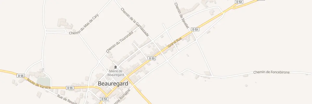 Plan du 41 Grand Rue à Beauregard