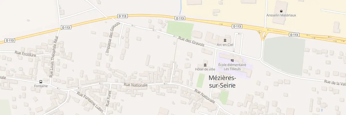 Plan du 134 Rue Nationale à Mézières-sur-Seine