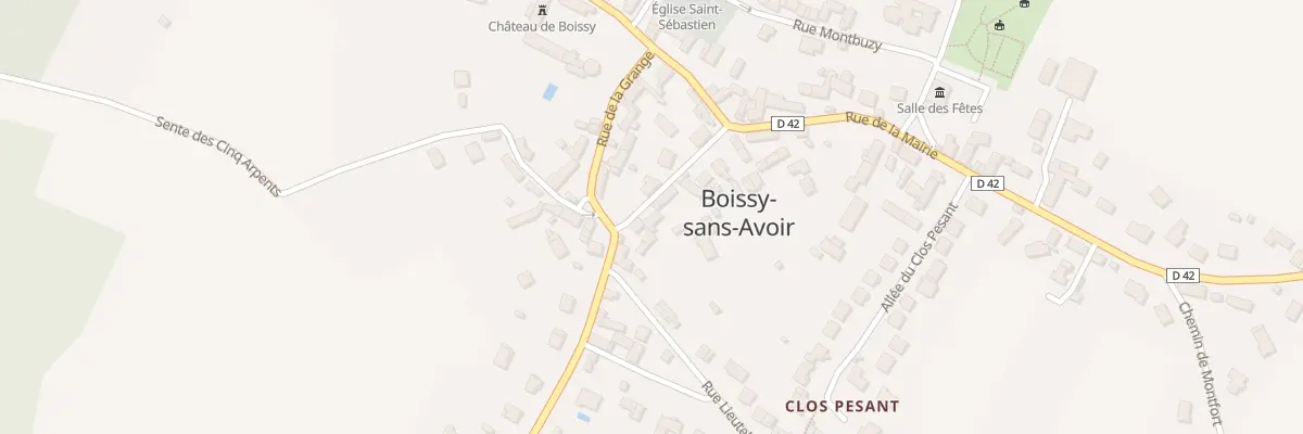 Plan du 11 Rue des Moulins à Boissy-sans-Avoir
