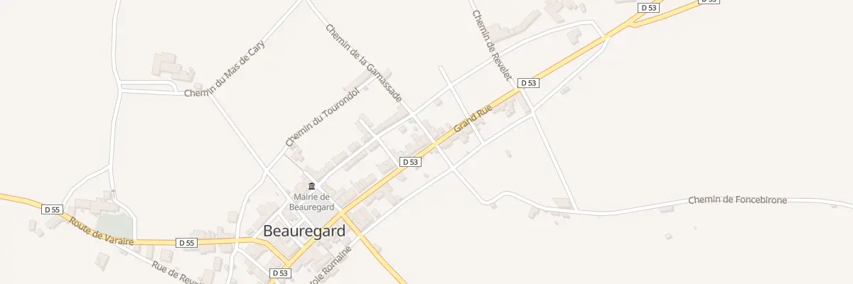 Plan du 5064F Rue de la Mairie à Beauregard