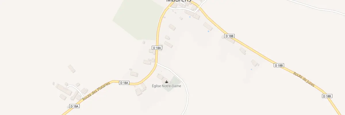 Plan du 11 Rte des Platanes à Maurens