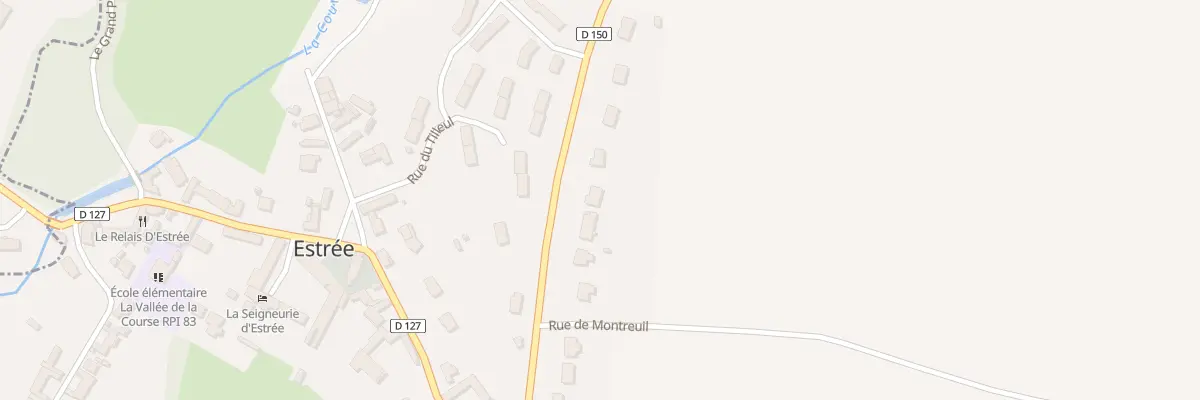 Plan du 5 Rue de Montreuil à Estrée