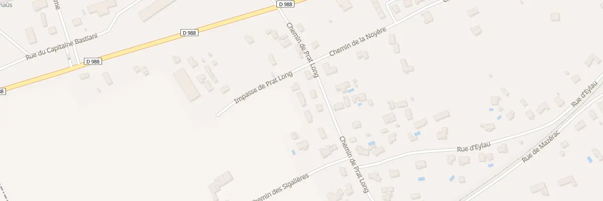 Plan du 16 Che du Prat Long à Lisle-sur-Tarn