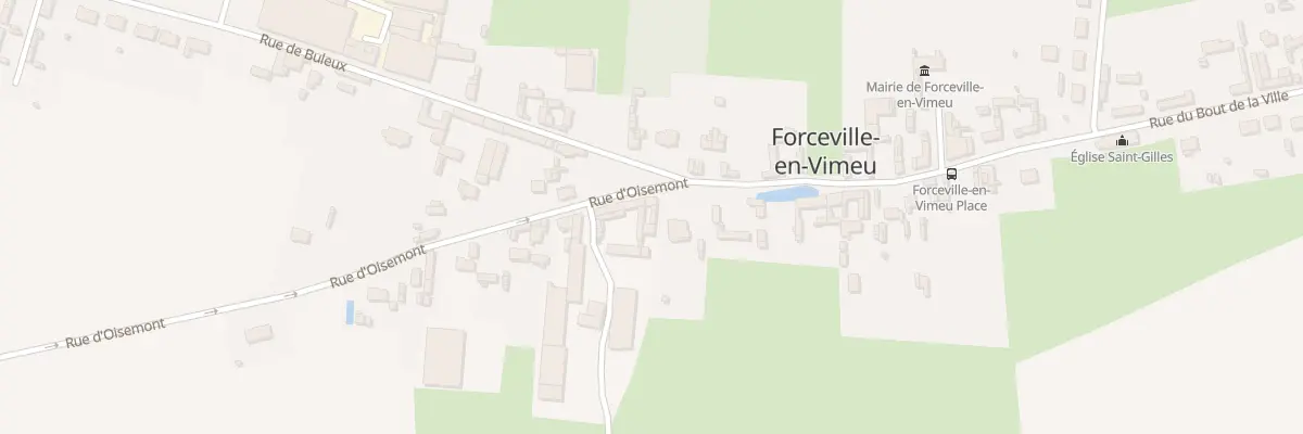 Plan du 1 Rue d’Oisemont à Forceville-en-Vimeu