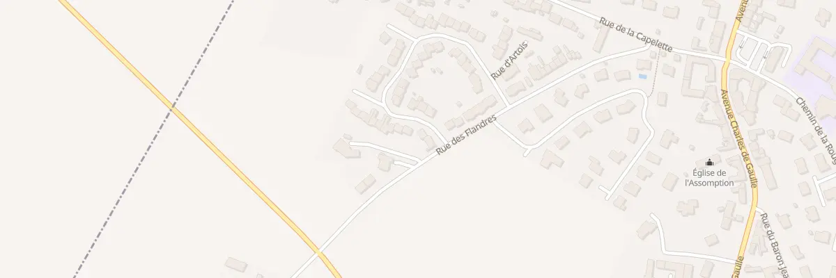 Plan du 68 Rue d’Artois à Coquelles