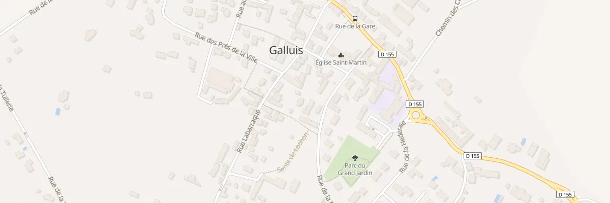 Plan du 6 Rue de la Mairie à Galluis