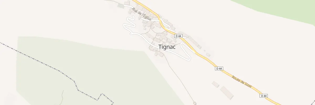 Plan du 30A Village de Tignac à Tignac