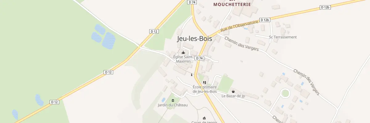 Plan du 15 Pl Bellevue à Jeu-les-Bois