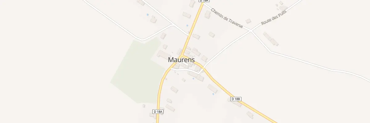 Plan du 1 Rue Etroite à Maurens