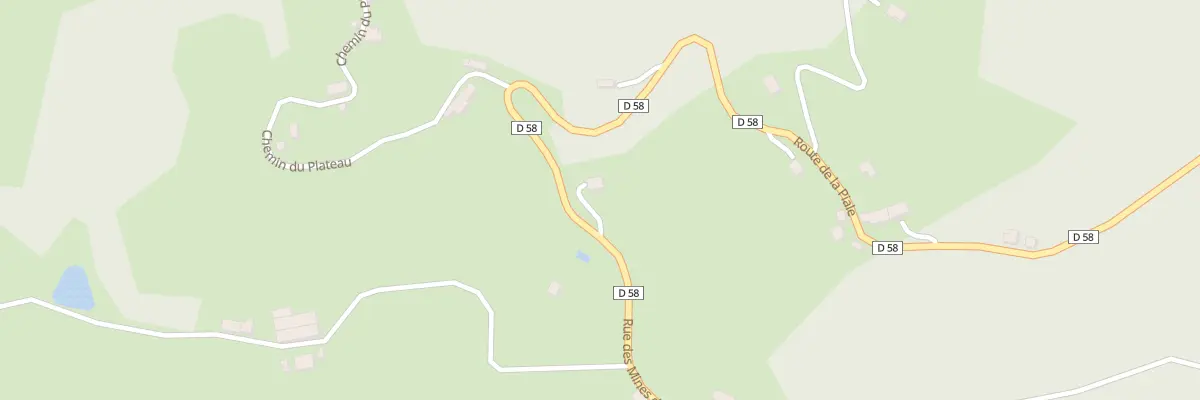 Plan du 5038 Le Pastural aux Angles-sur-Corrèze