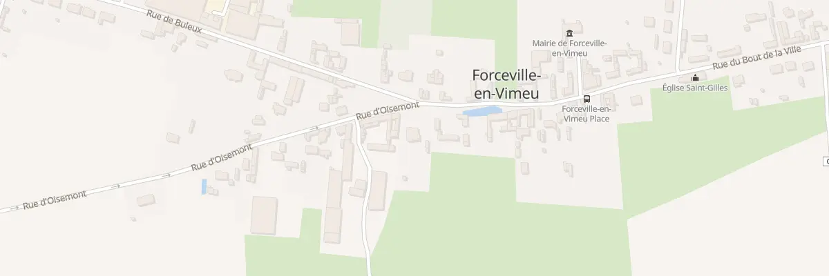 Plan du 2 Grande Rue à Forceville-en-Vimeu